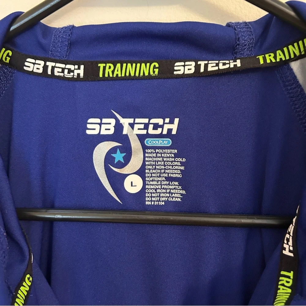 Men’s Short Sleeve‎ Quarter Zip Athletic Running Biking Shirt With Hood SB TECH